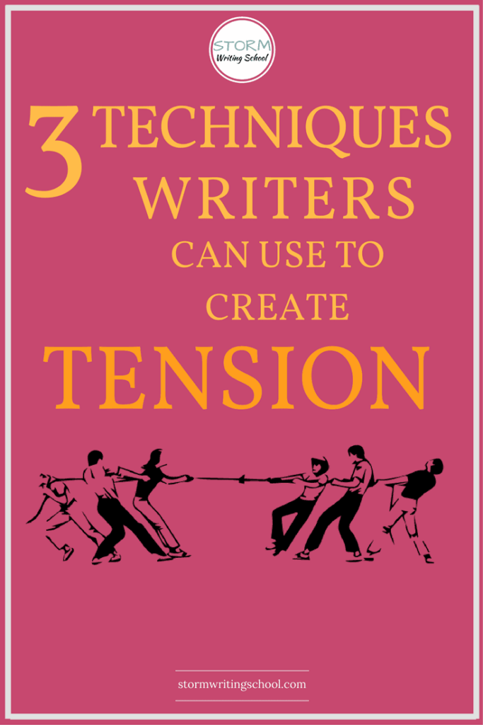 Learn how to use mystery, suspense, and dramatic irony to create tension. | stormwritingschool.com