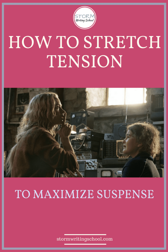 Great tips here for maximizing suspense. Stretching tension means you lengthen the scene but also make it more gripping. 