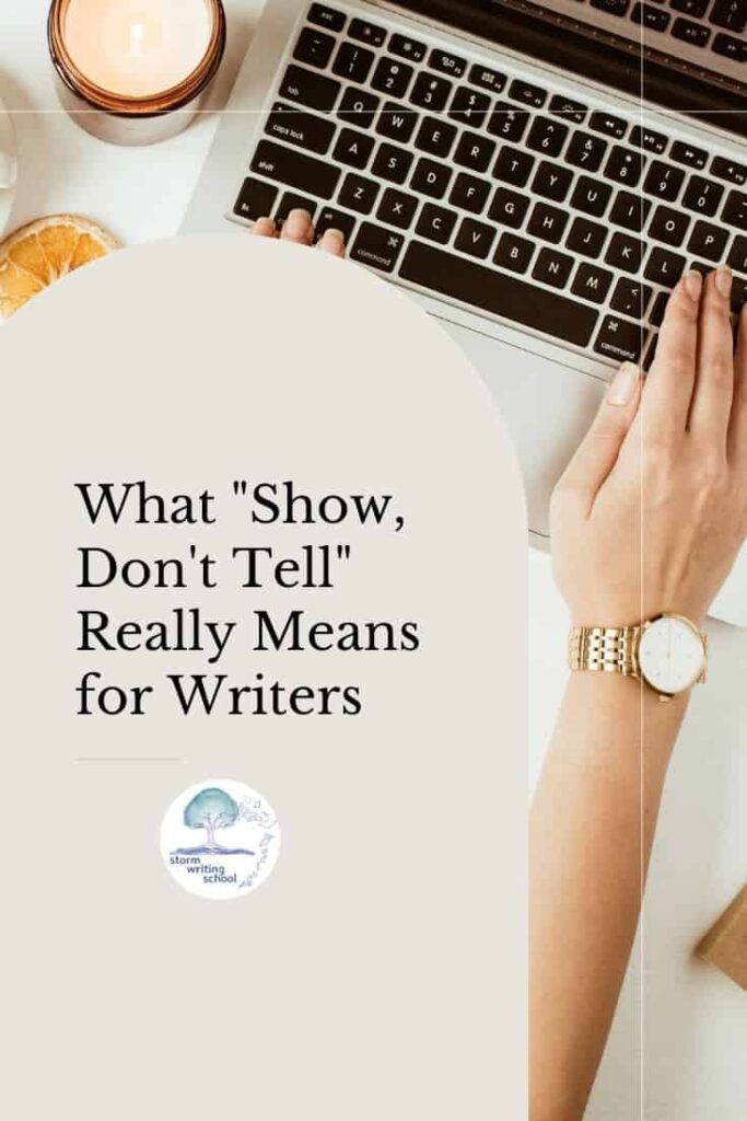 What does "Show, Don't Tell" really mean? Some great disambiguation here. #writingtips #writingcommunity 